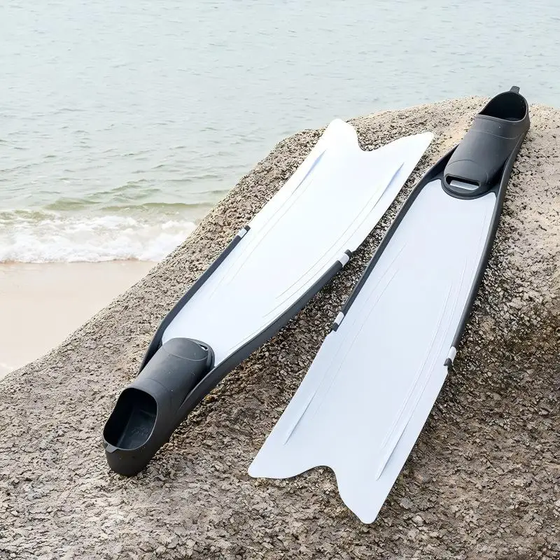 Modular Freediving Fins Long Blade Flippers PP Interchange Foot Pocket Impulse Professional Divers Spearfishing Free Diving Fin