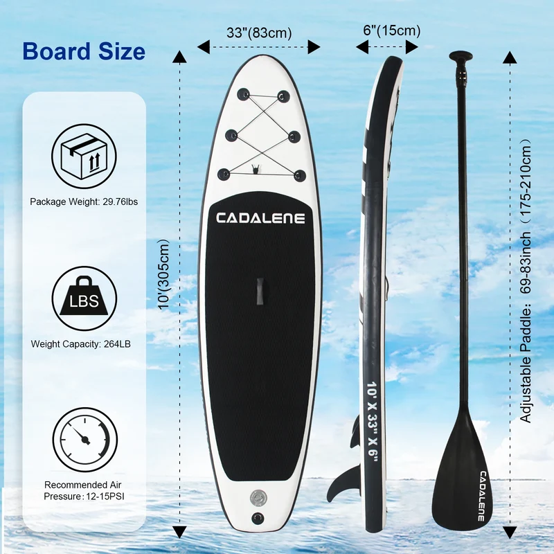 High Quality Unisex Inflatable Stand-Up Paddle Board for Fishing Touring Sup Board