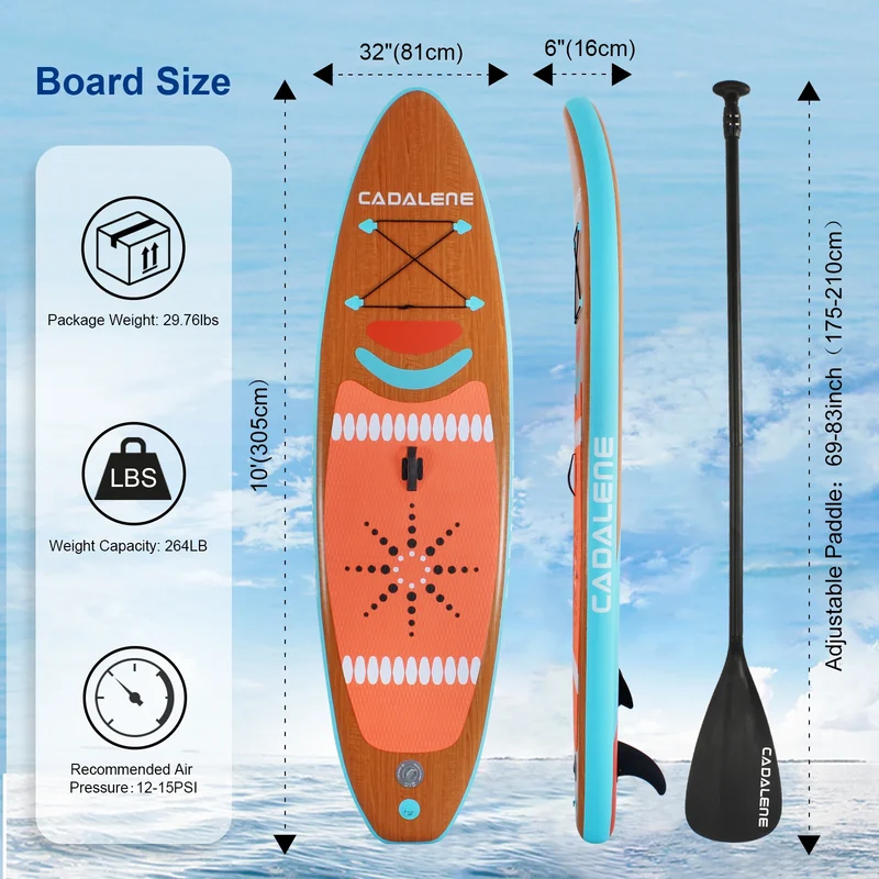 High Quality Unisex Inflatable Stand-Up Paddle Board for Fishing Touring Sup Board