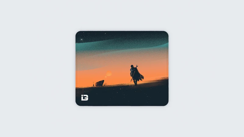 Kopfgeldjäger bei Sonnenuntergang