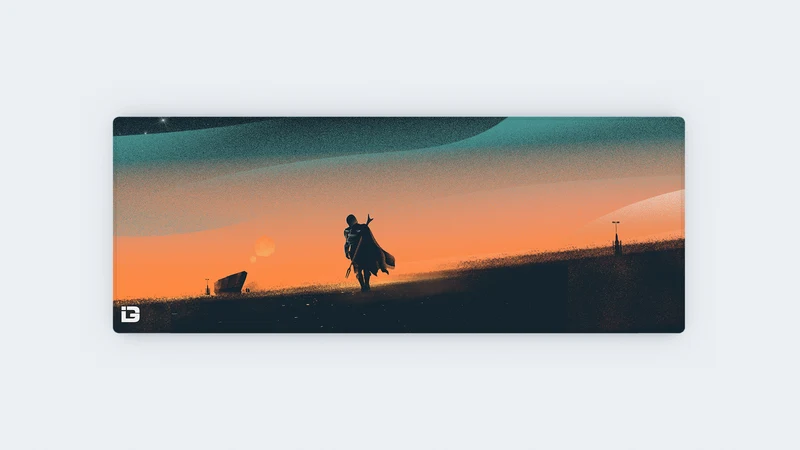 Kopfgeldjäger bei Sonnenuntergang