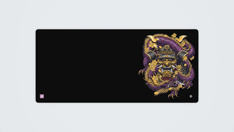 Samurai Maske Embraced Lila