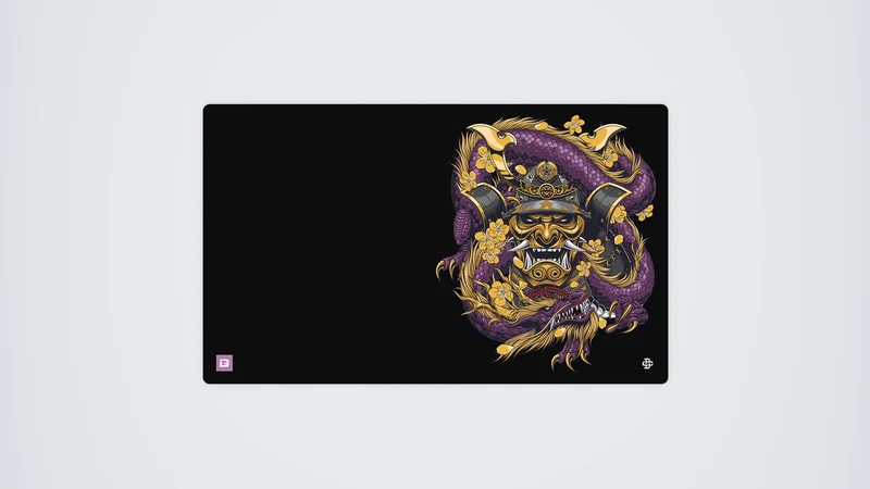 Samurai Maske Embraced Lila