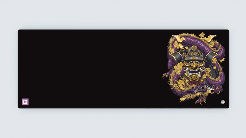 Samurai Maske Embraced Lila