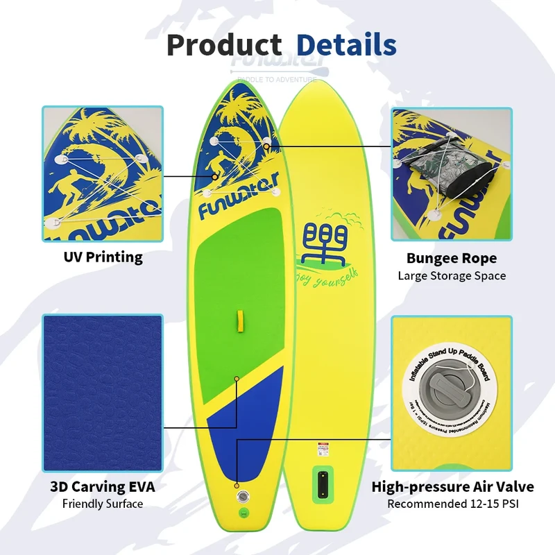 CA Free Shipping Dropshipping Wholesale sup Padel Board Stand up Paddle Board Surfboard Paddleboard Paddle Board Inflatable