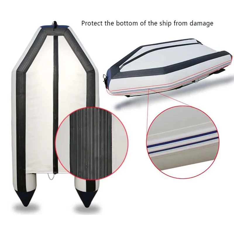 Thermal Welded SOLAR MARINE 9.8 ft 3 Meters Inflatable Speed Boat Outdoor Fishing Rescue Rowing Dinghies With Free Accessories