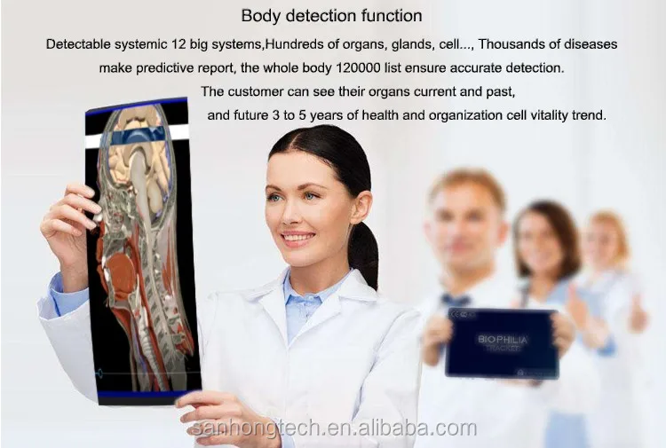 Professional Biophilia Tracker x5 Ultra Quantum Resonance Magnetic Body Health Analyzer with CE