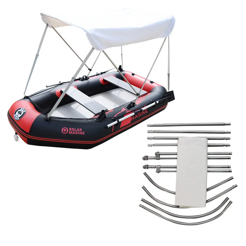 Solar Marine Awning Tent Sun Proof UV Protection Inflatable Boat Canopy Sunshade Shelter From the Rain for Canoe Kayak