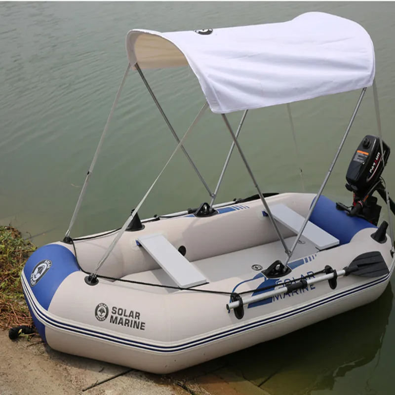 Solar Marine Awning Tent Sun Proof UV Protection Inflatable Boat Canopy Sunshade Shelter From the Rain for Canoe Kayak