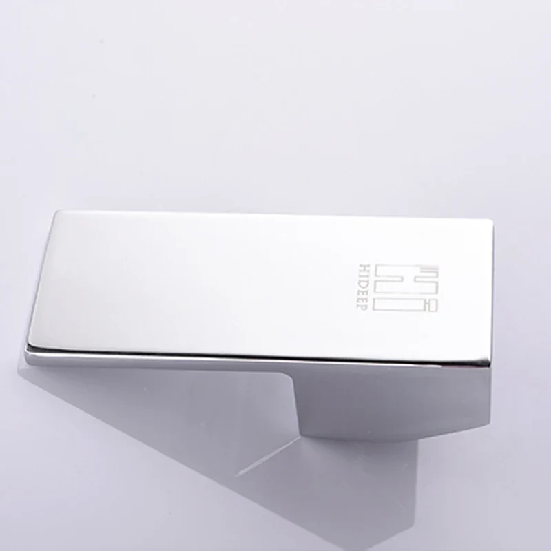 HIDEEP Wall Mounted Pure Brass Chrome Cold and Hot Water Tap Basin Faucet