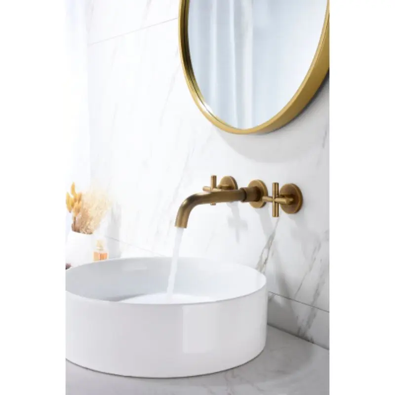 Usa Free Drop Shipping Wall Mounted Bathroom Sink Faucet Tap Dispenser America Ready Stock Taps Shower Bathroom Faucet