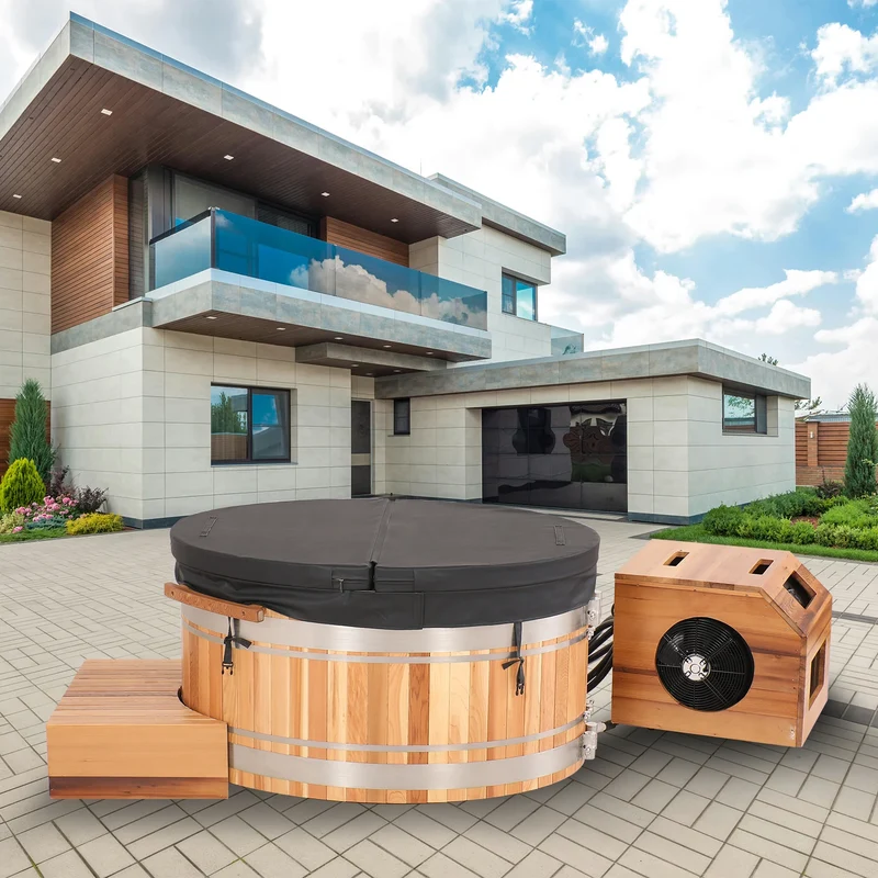 Modern Design 2-Person Portable Cold Bathtub Large Outdoor Spa Tubs for Gym Sports