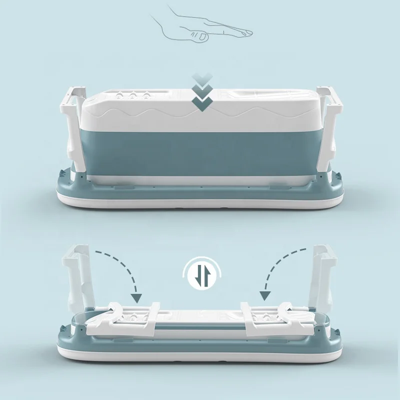 Factory Price Custom Oem Large Folding Movable Plastic Portable Cheap Folding Bathtub for Adults
