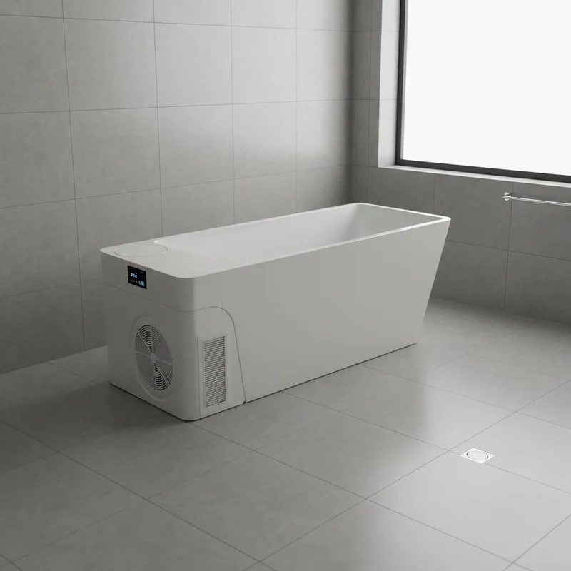 Sports Recovery Therapy Ice Bath Tub WiFi APP Control Acrylic Cold Plunge All in Bathing Athlete Spa Bathtub