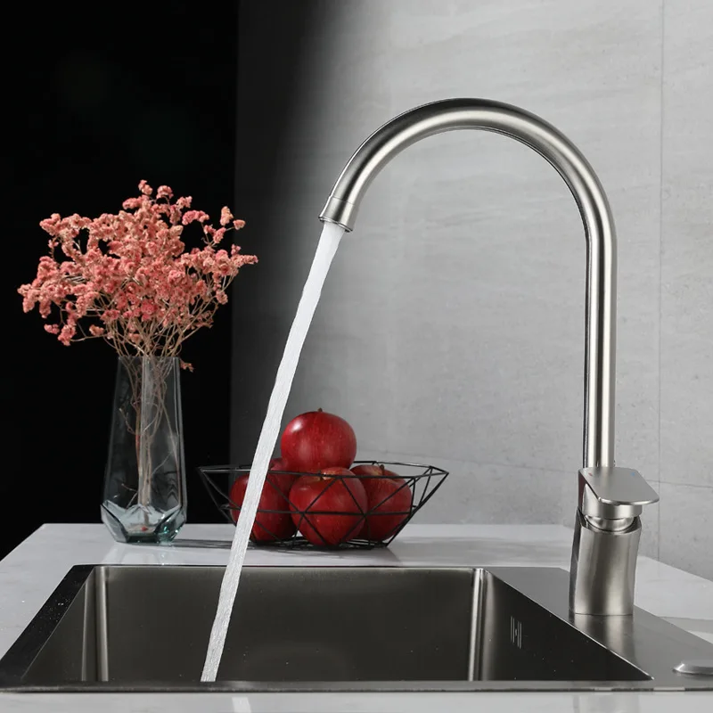 Kitchen Sink Faucet Stainless Steel Kitchen Faucet