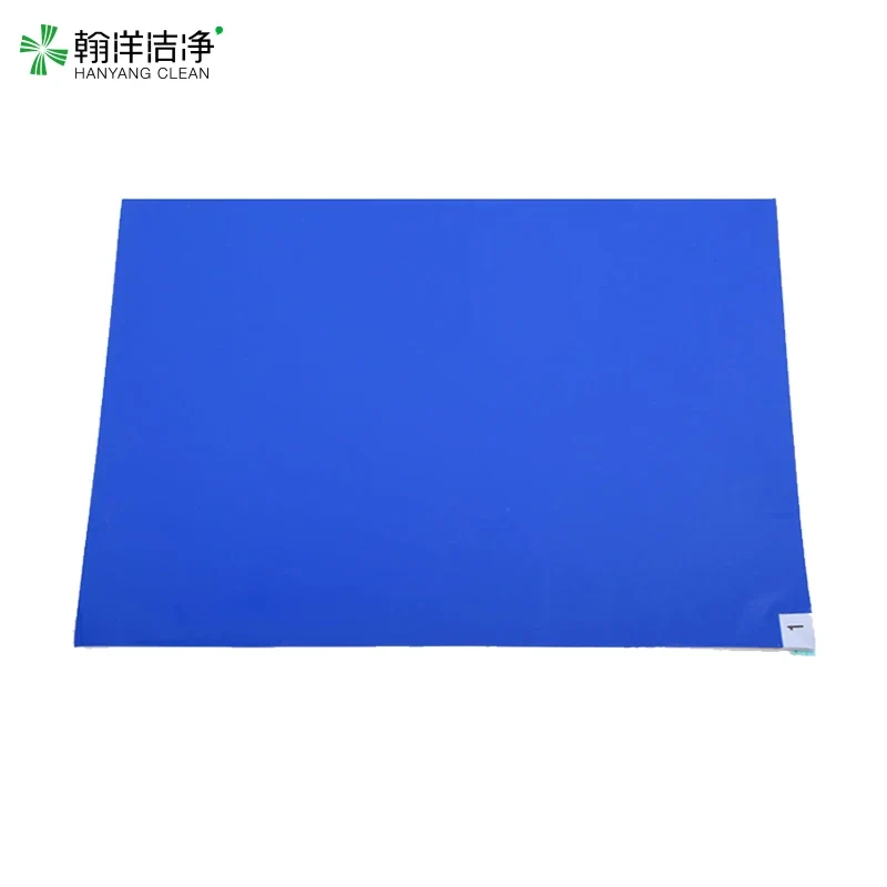 OEM 60*90cm Dust Removal Floor Tacky Mat Multilayer Cleanroom Sticky Mat for Safety Products