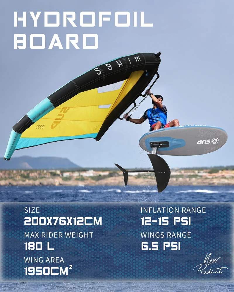 E SUP Water Sports Inflatable Kite Surf Foil Board Hydro Foil Surf Board Wingfoil Board Water Play CE Certificate