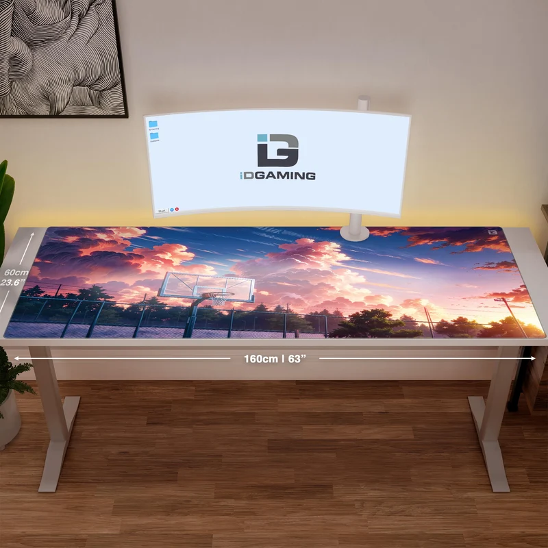 Basketball-Sonnenuntergang