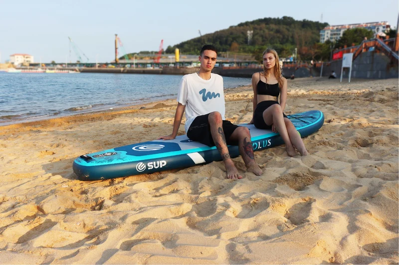 E SUP Ultra Stable 11ft SUP Sailboard 2 Fins Inflate Wind Surf Board Cost-Effective Waterplay Surfing