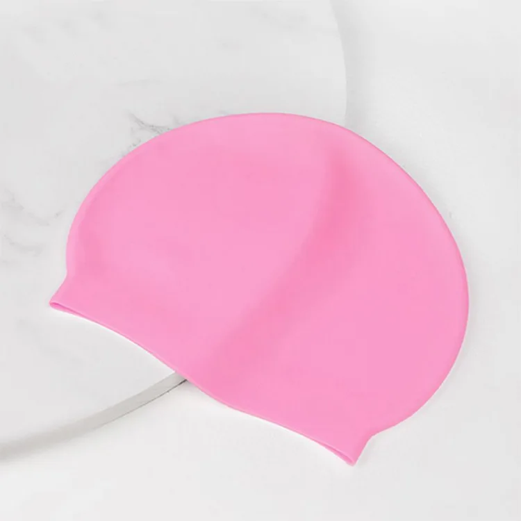 Custom Lightweight Swim Cap Silicone High Elastic Swimming Caps Professional Fitness Swim Cap for Adults and Kids