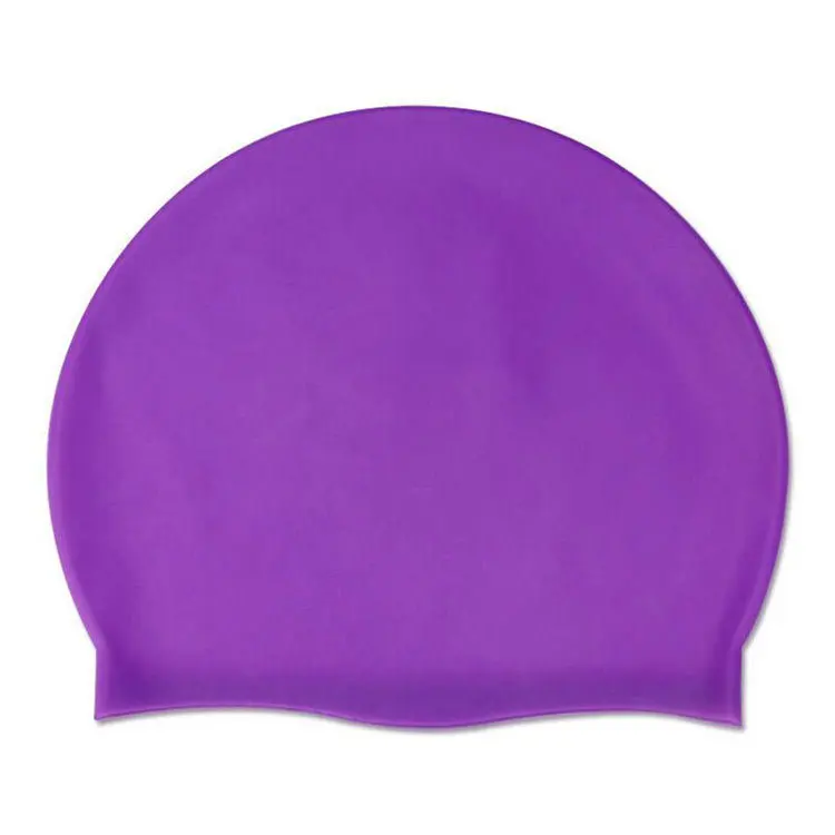 Custom Lightweight Swim Cap Silicone High Elastic Swimming Caps Professional Fitness Swim Cap for Adults and Kids