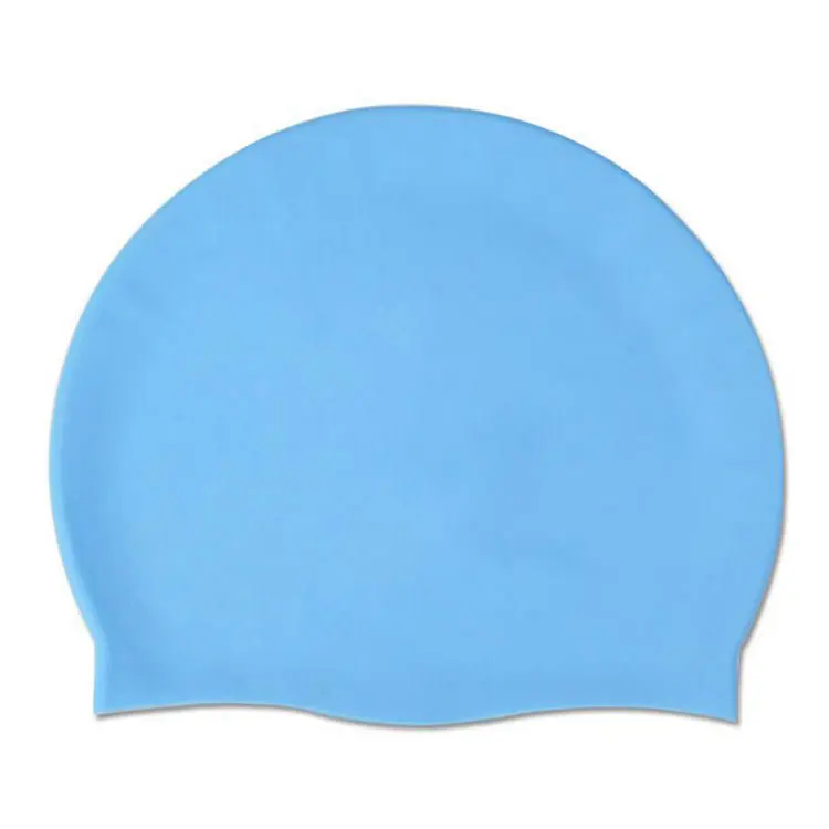 Custom Lightweight Swim Cap Silicone High Elastic Swimming Caps Professional Fitness Swim Cap for Adults and Kids