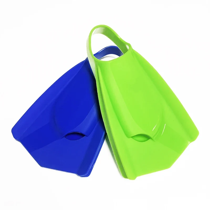 Professional Swim Training Fins Comfortable Silicone Short Blade Flippers Open Heel Unisex Adult Power Swimming Fin
