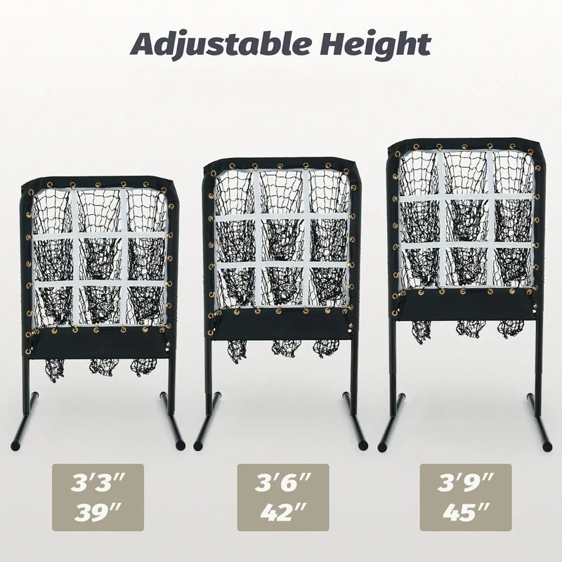China Manufactured 9-Pocket Baseball Pitching Net for Practice Training Equipment
