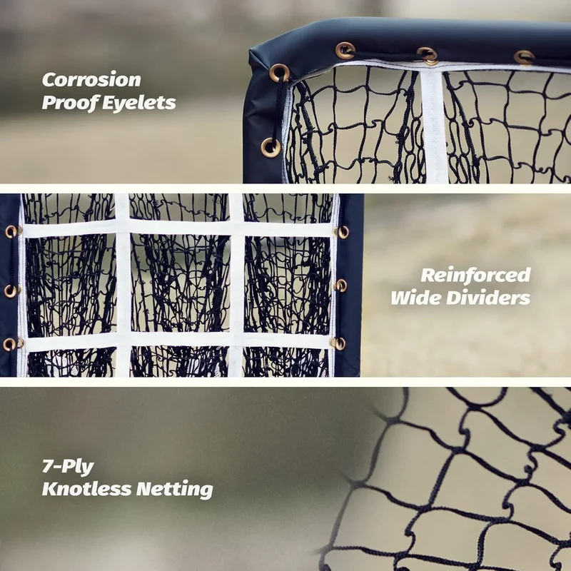 China Manufactured 9-Pocket Baseball Pitching Net for Practice Training Equipment
