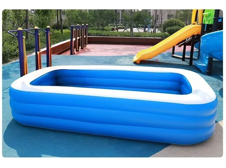 PVCAbove Ground Inflatable Adult Kids&Adults Folding Swimming Pool for Family Summer Indoor&Outdoor Garden Waterplaying