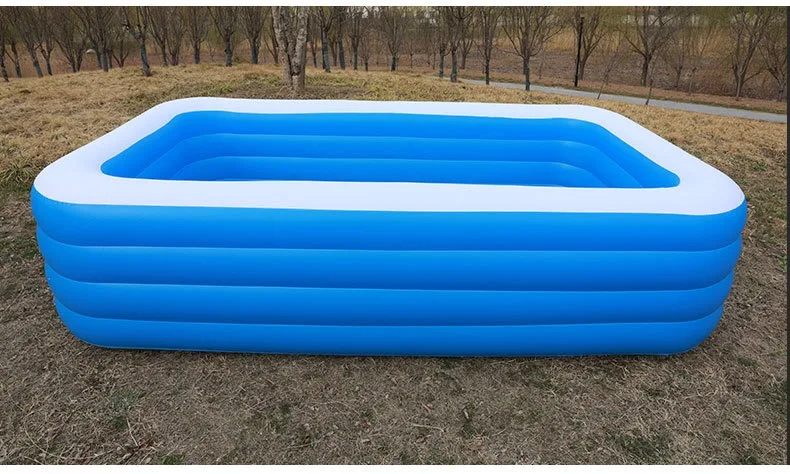 PVCAbove Ground Inflatable Adult Kids&Adults Folding Swimming Pool for Family Summer Indoor&Outdoor Garden Waterplaying