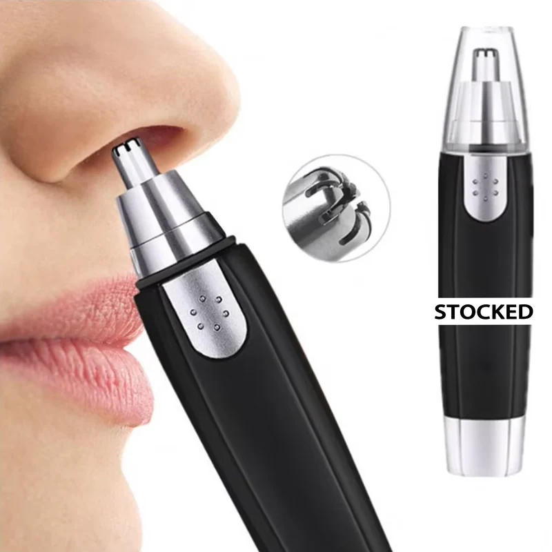 Electric Nose Hair Trimmer Implement Shaver Facial Nose Hair Scissors Neck Eyebrow Shaver Men Women Clean Trimer Razor Remover