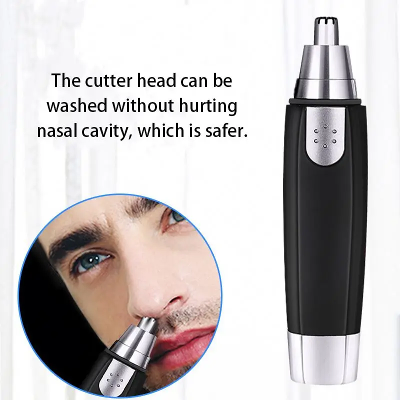Electric Nose Hair Trimmer Implement Shaver Facial Nose Hair Scissors Neck Eyebrow Shaver Men Women Clean Trimer Razor Remover