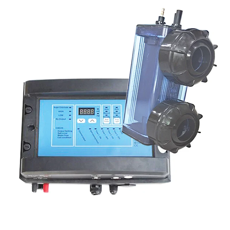 Australian Factory High Quality 30g Digital Automatic Dosing Chlorine Pool Water Salt Chlorinator with Salt Cell