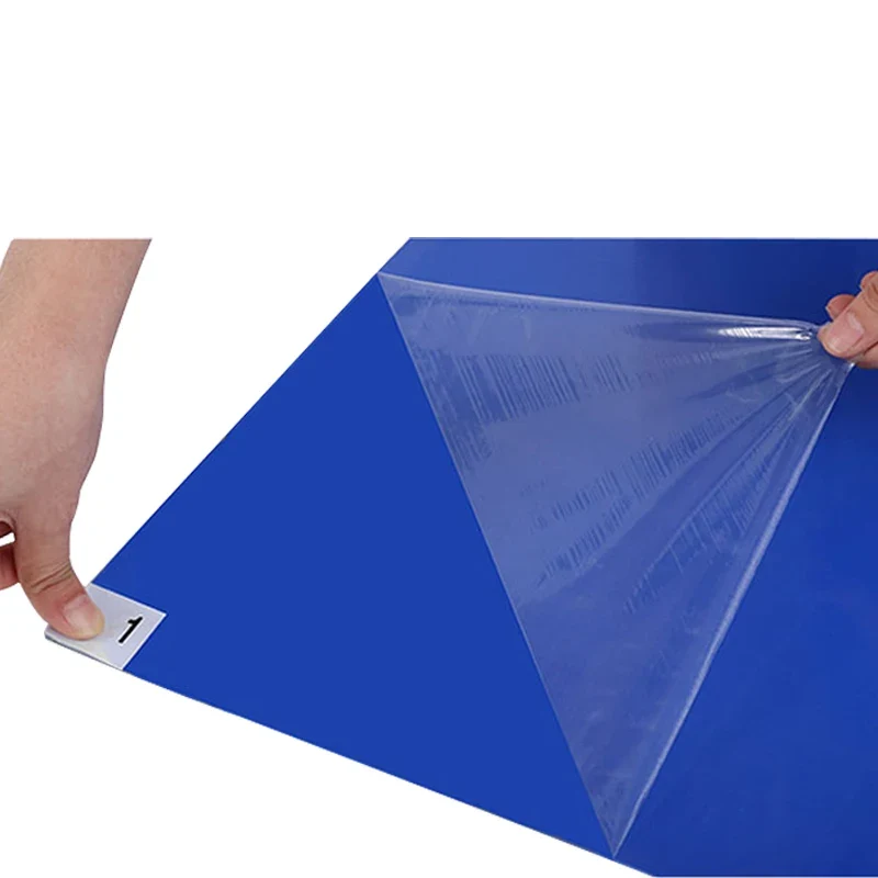 OEM 65*115cm Dust Removal Multilayer Sticky Mat Floor Tacky Cleanroom Safety Product