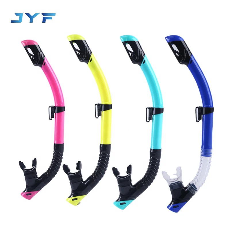 JYF Brand Cost Effective Diving Snorkel Breathing Tube Diving Accessories with Professional Linear Design