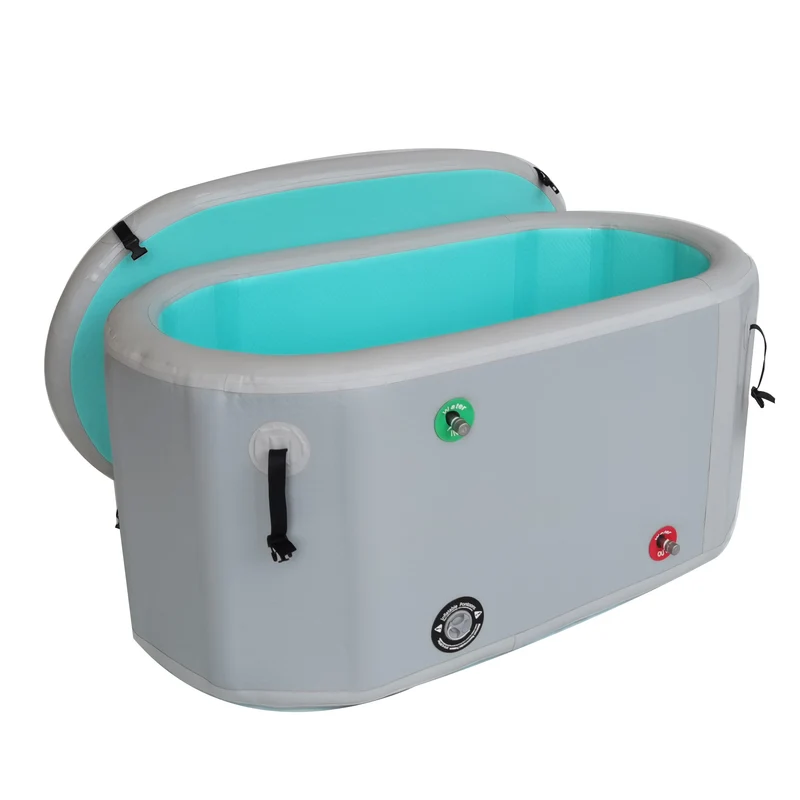 New Design Commercial Ice Bath Pod Inflatable Boiling Recovery Pod Pool Cold Plunges Tub for Chiller One Recovery Barrel
