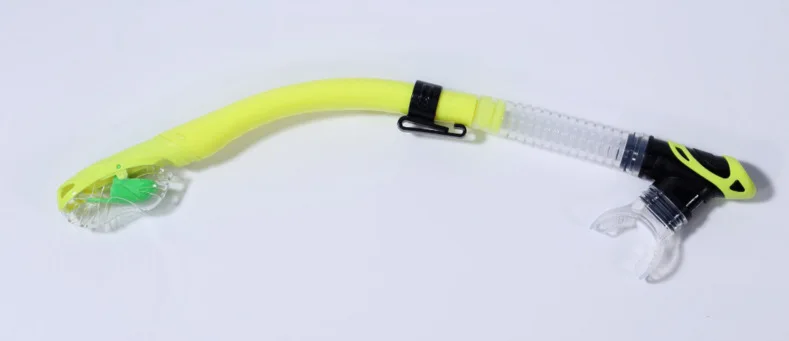 JUNHAIINS Wholesale Snorkel with Dry Breathing Top Valve for Diving Scuba Swimming for Wholesaling Professional Freediving