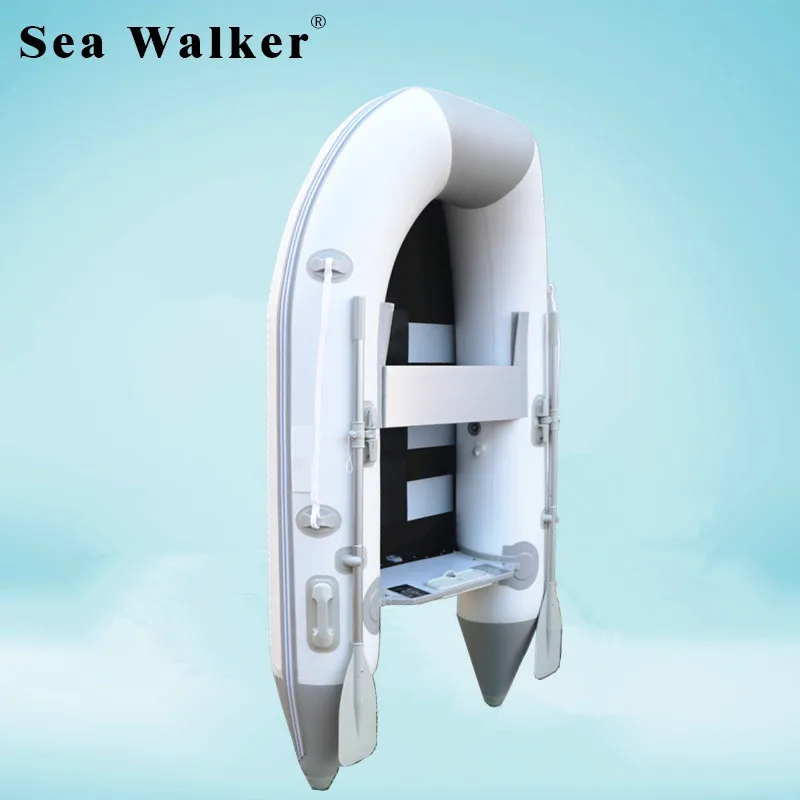 Seawalker Hot Selling 2.3M Inflatable Fishing Boat PVC Material Rowing Boat With Air Slatted Floor Sports Raft With CE