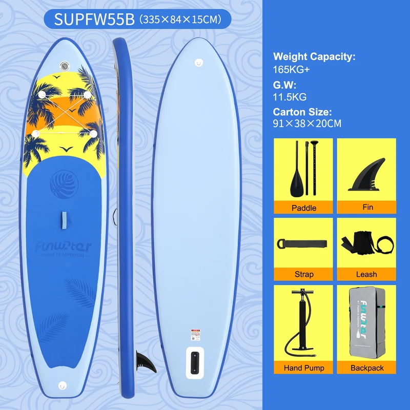 BR Free Shipping Dropshipping Factory Supply Surfboard sup Board Paddle sup Tabla De Surf Inflatable Paddle Board Paddle Surf