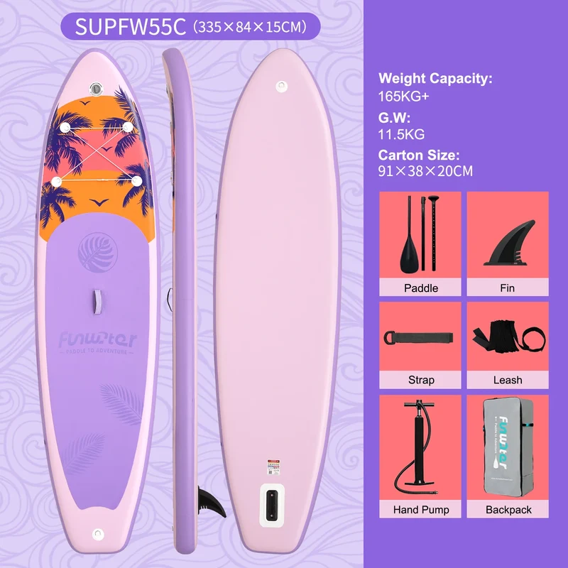 BR Free Shipping Dropshipping Factory Supply Surfboard sup Board Paddle sup Tabla De Surf Inflatable Paddle Board Paddle Surf