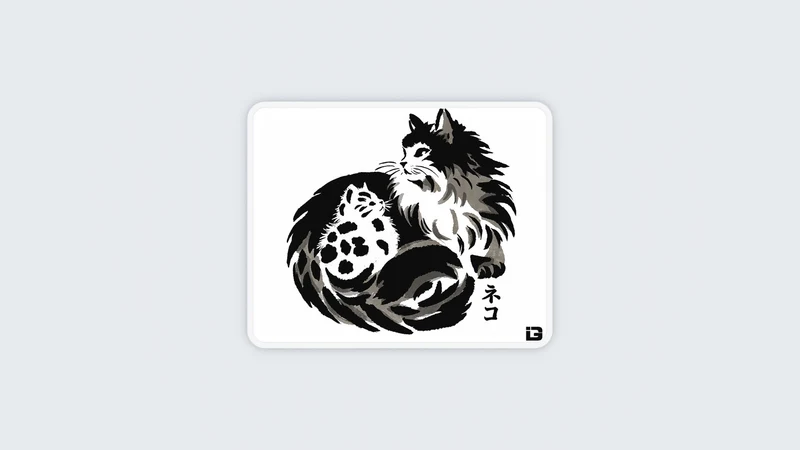 Sumi-e-Katzen