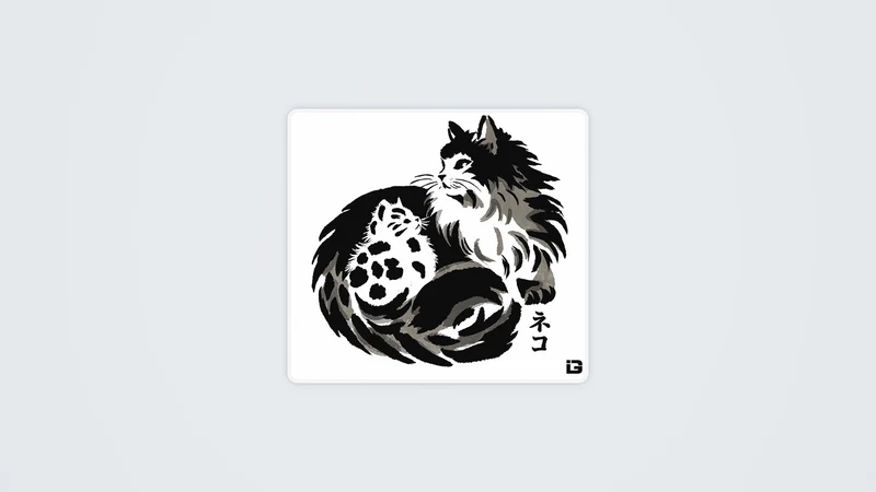 Sumi-e-Katzen