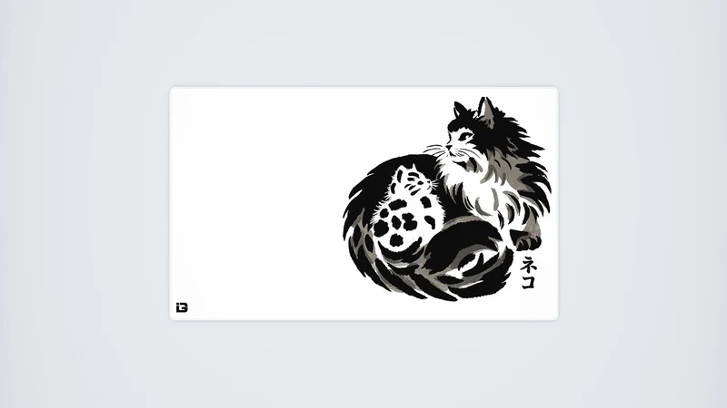 Sumi-e-Katzen