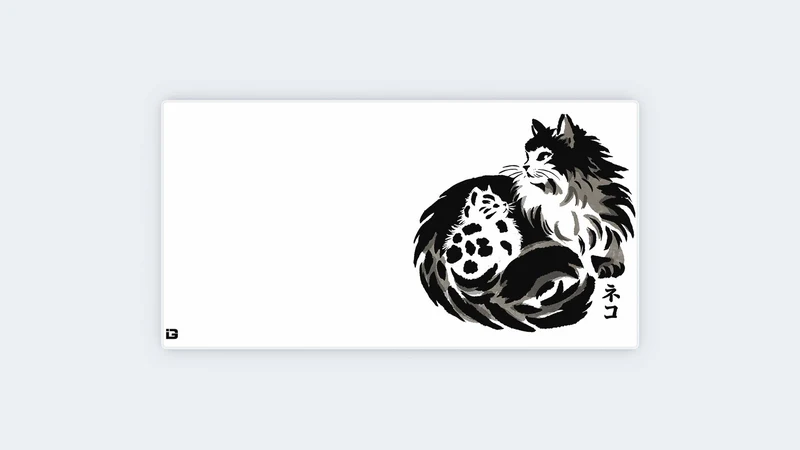 Sumi-e-Katzen