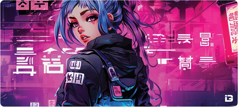 Cyberpunk-Mädchen