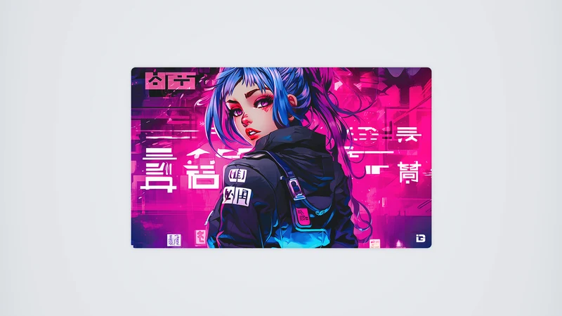 Cyberpunk-Mädchen