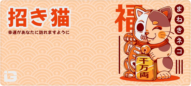 Skelett Maneki Neko