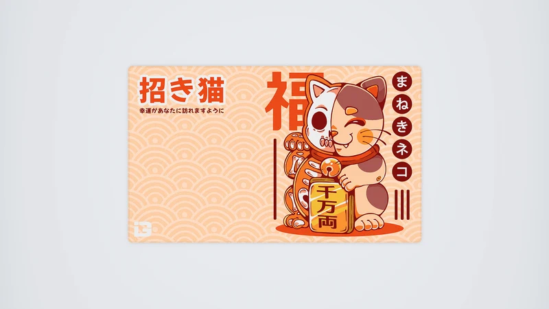 Skelett Maneki Neko