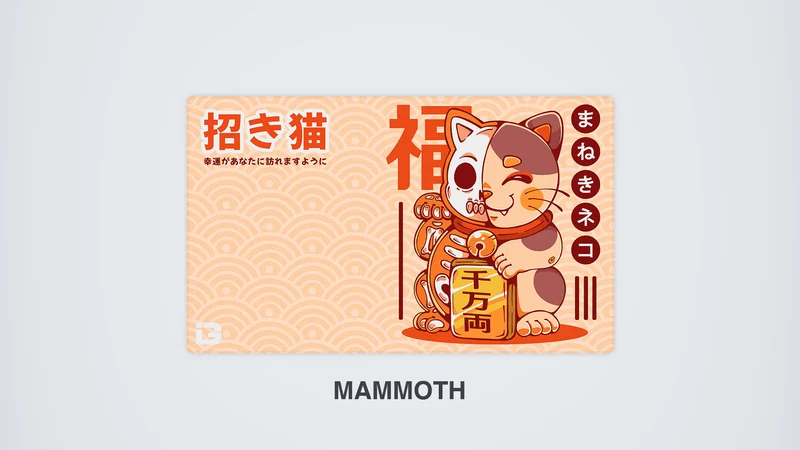 Skelett Maneki Neko